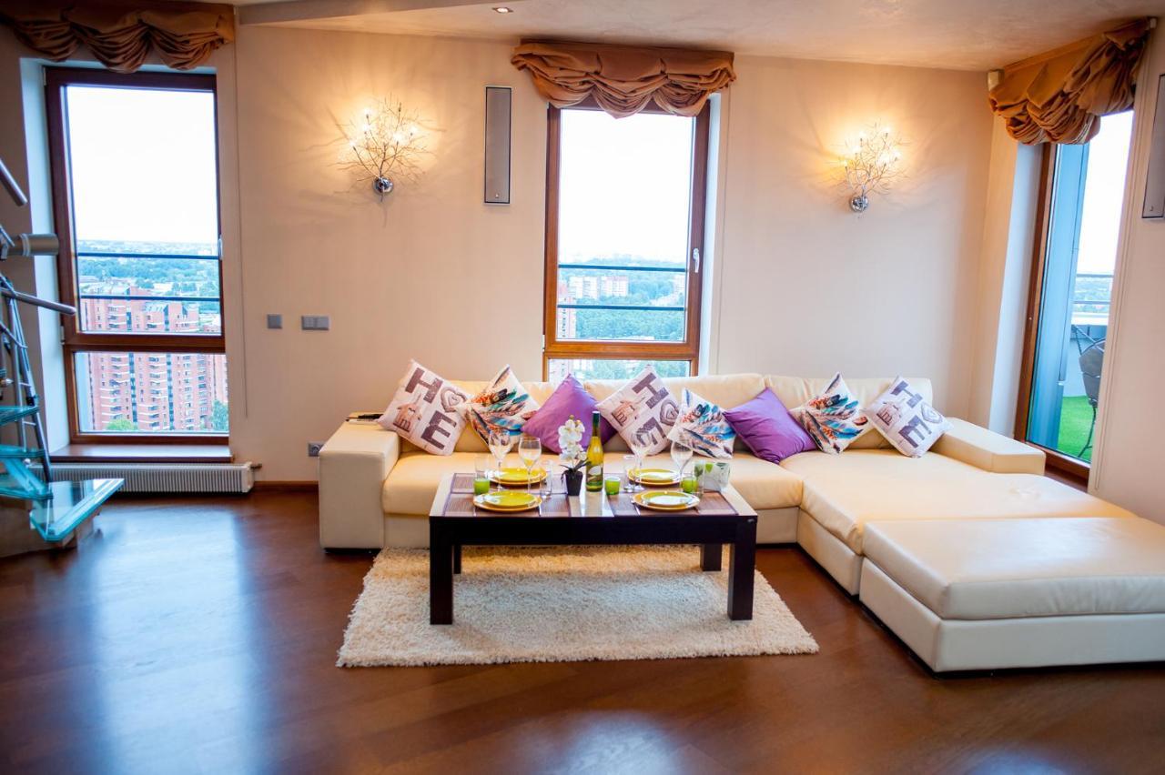 Skyhouse Riga Amazing Penthouse And Spa Exteriör bild